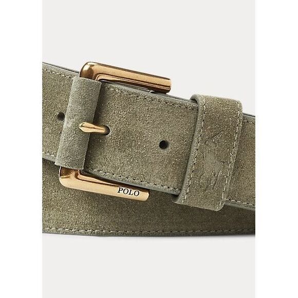 NWT Polo Ralph Lauren MEN'S BELT 36 SIGNATURE PONY SUEDE BELT - Picture 2 of 7